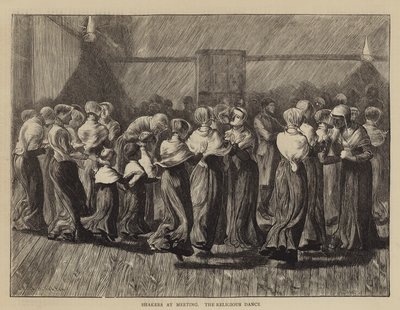 Shakers en reunión, la danza religiosa de Arthur Boyd Houghton