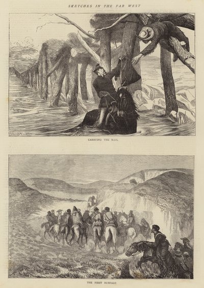 Bocetos en el Lejano Oeste de Arthur Boyd Houghton
