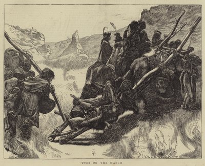 Utes en marcha de Arthur Boyd Houghton