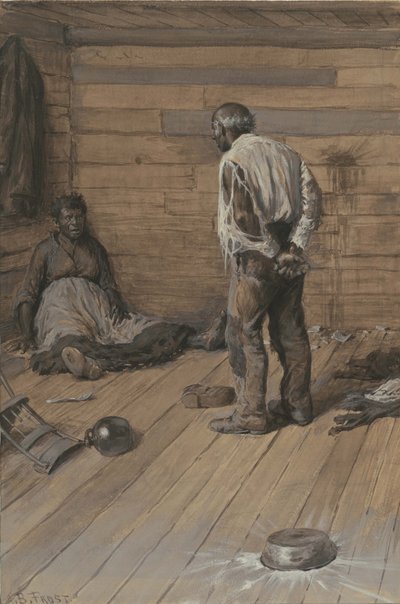 Una diferencia conyugal, 1884 de Arthur Burdett Frost