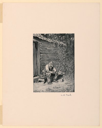 Tío Remus en la Puerta de Su Cabaña de Arthur Burdett Frost