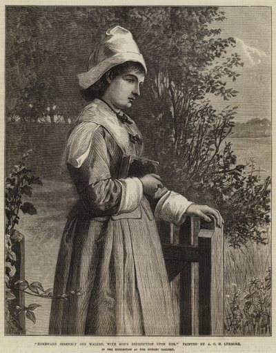 Serenamente caminaba hacia casa, con la Bendición de Dios sobre ella de Arthur C. H. Luxmoore