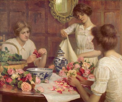 Pot Pourri (óleo sobre lienzo) de Arthur Claude Cooke