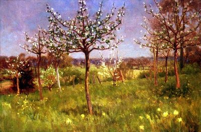 Primavera en el huerto de Arthur Claude Cooke