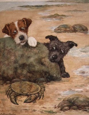 ¿Qué es esto? (acuarela) de Arthur Claude Cooke