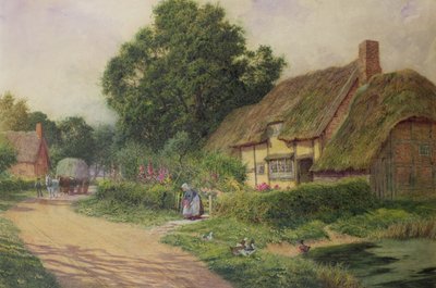 La llegada del carro de heno de Arthur Claude Strachan