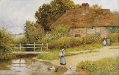Observando los patos de Arthur Claude Strachan