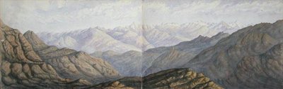 Atardecer en las Montañas de Arthur Cust