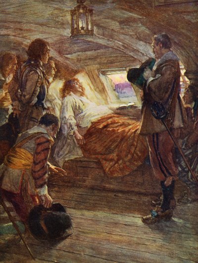 La muerte de Sir Francis Drake de Arthur David (after) McCormick