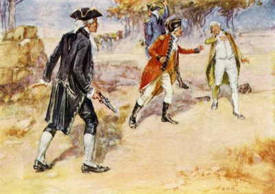 Duelo entre Warren Hastings y Philip Francis de Arthur David McCormick