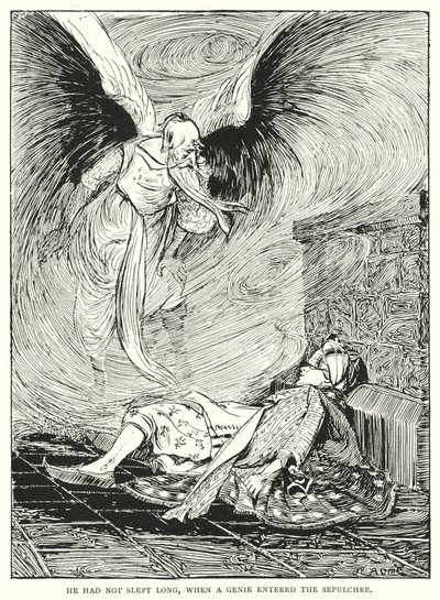 No había dormido mucho, cuando un genio entró en el sepulcro de Arthur David McCormick