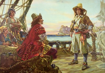 Reclutamiento para un barco pirata en el siglo XVII de Arthur David McCormick