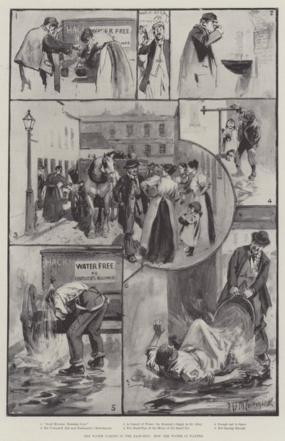 La escasez de agua en el East-End, cómo se desperdicia el agua de Arthur David McCormick