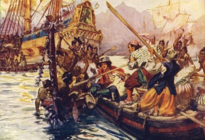 La lucha en la Bahía de la Masacre de Arthur David McCormick