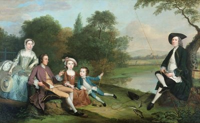 Una familia de pescadores de Arthur Devis