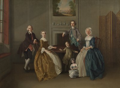 Grupo familiar, 1756 de Arthur Devis