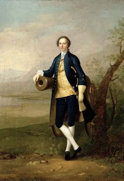 Caballero con un Cañón de Arthur Devis