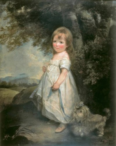 Miss Anderson con su perro de Arthur Devis