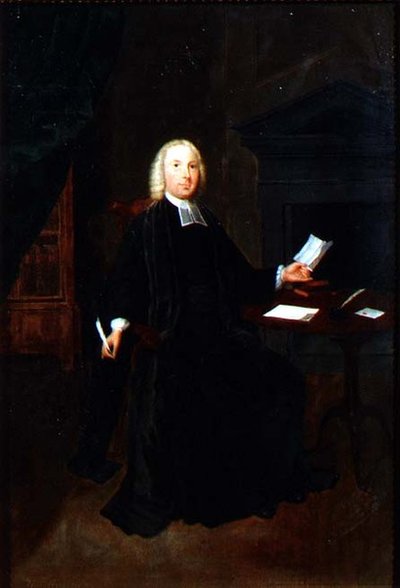 Retrato del reverendo William Farington, vicario de Leigh en Lancashire, c.1741-42 de Arthur Devis
