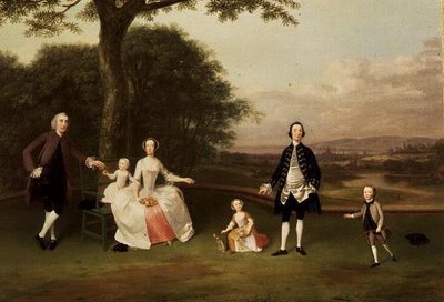 La familia Till, c.1750-51 de Arthur Devis