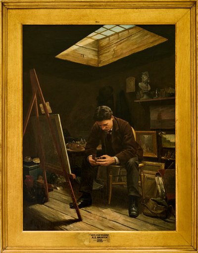 La pobre recompensa del arte, el monedero vacío de Arthur Dickinson Brunton