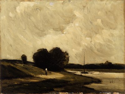 Cerca de Portchester (Óleo sobre lienzo) de Arthur Douglas Peppercorn