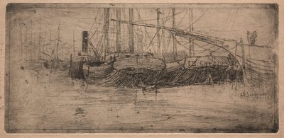 Deslizamiento a lo largo del río Cuyahoga, 1887 de Arthur E. Schneider.