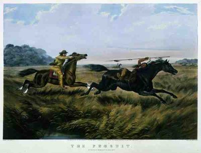 La Persecución, pub. por Currier & Ives de Arthur Fitzwilliam (after) Tait