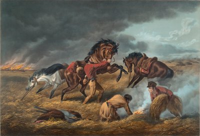 La vida en la pradera: la defensa de los tramperos, de Arthur Fitzwilliam Tait