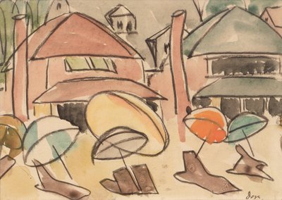 Sombrillas de playa de Arthur Garfield Dove