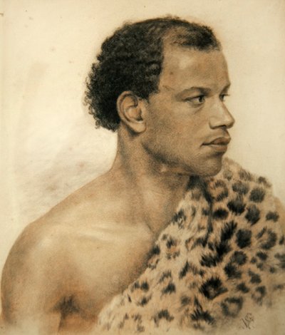 Retrato de un africano de Arthur George Walker