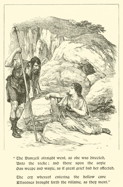 Las aventuras de Sir Artegall, en la guarida del engaño de Arthur George Walker
