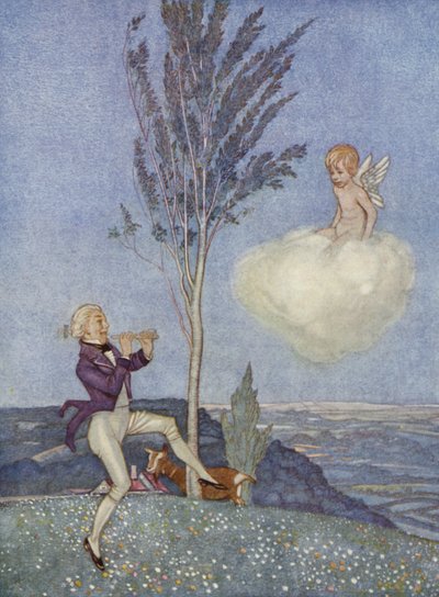 Tocando las flautas en los valles salvajes de Arthur George Watts