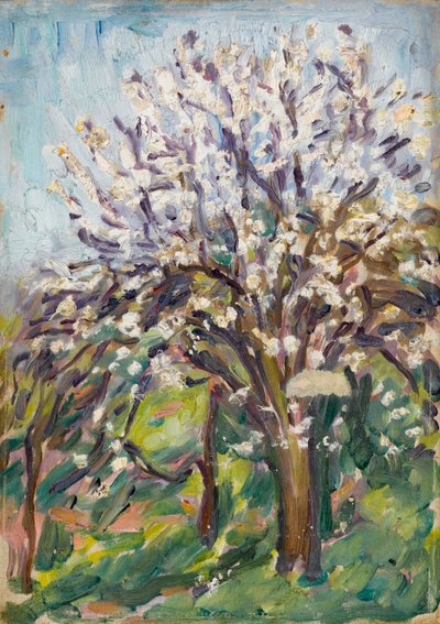 Flor de Almendro en una Pendiente de Arthur Haythorne Studd