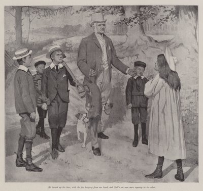 Cazando al zorro, por E Nesbit de Arthur Herbert Buckland
