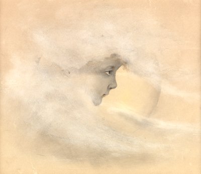 Peter Pan, o el niño en la luna, c.1910 de Arthur Herbert Buckland