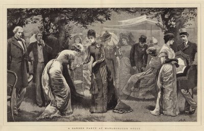 Una fiesta en el jardín en Marlborough House de Arthur Hopkins