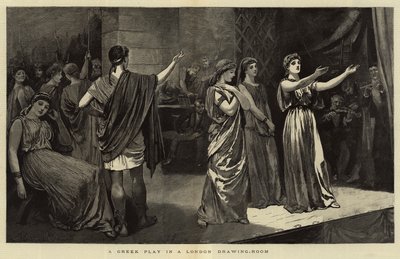 Una obra griega en un salón de Londres de Arthur Hopkins