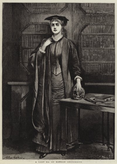 Una dama BA de la Universidad de Londres de Arthur Hopkins