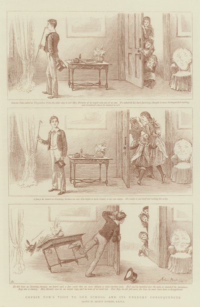 La visita de primo Tom a nuestra escuela y sus desafortunadas consecuencias de Arthur Hopkins