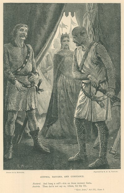 Ilustración para el Rey Juan de Arthur Hopkins