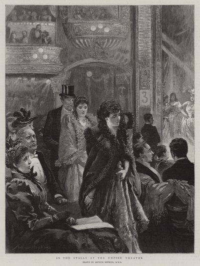 En los palcos del Empire Theatre de Arthur Hopkins
