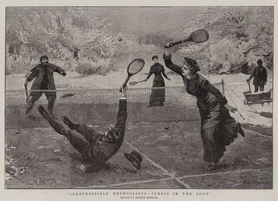 Entusiastas irreprimibles, tenis en la nieve de Arthur Hopkins
