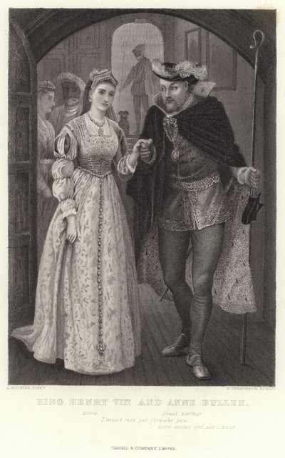 El rey Enrique VIII y Ana Bolena, El rey Enrique VIII, Acto I, Escena IV de Arthur Hopkins