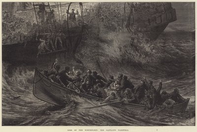Pérdida del Northfleet, la despedida del capitán de Arthur Hopkins