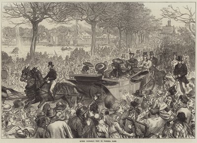 Visita de la Reina Victoria al Parque Victoria de Arthur Hopkins