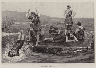Verano junto al mar, la balsa de buceo de Arthur Hopkins