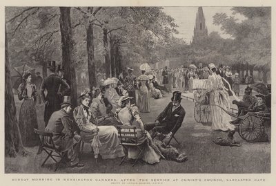 Domingo por la mañana en los Jardines de Kensington, después del servicio en la Iglesia de Cristo, Lancaster Gate de Arthur Hopkins
