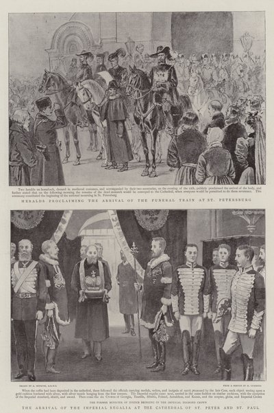 El funeral del Zar en San Petersburgo de Arthur Hopkins