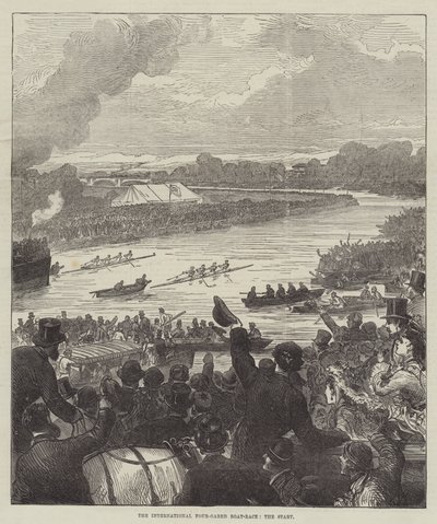 La carrera internacional de botes de cuatro remos, el inicio de Arthur Hopkins